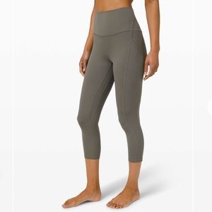 Lululemon align leggings with pocket 23” gray sage 2